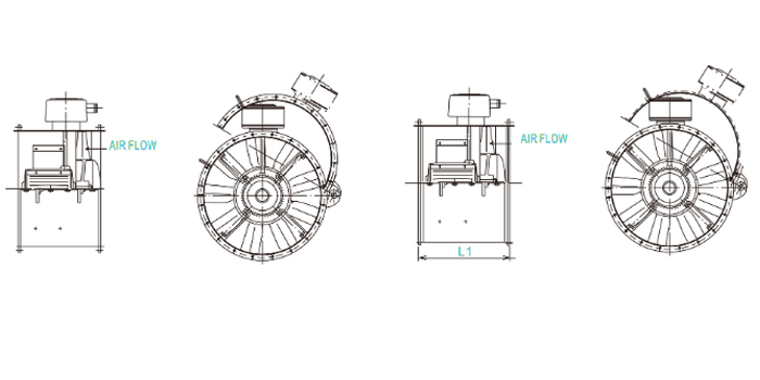 fax marine explosion proof axial flow fans