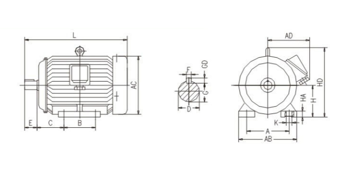 y h series marine three phase asynchronous motor