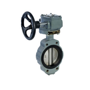 marine center pivoted electric butterfly valve d type