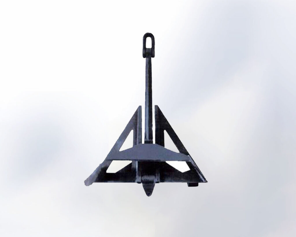 Marine Cast Steel Boat 300Kg to 100,000Kg High Holding Power HHP Fin Type Delta Anchor
