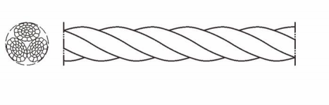marine 3 strand rope