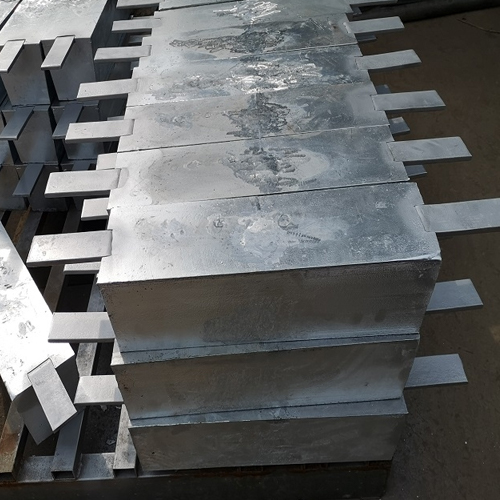 zinc anode for buried pipeline
