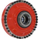 Marine radial piston motor white background